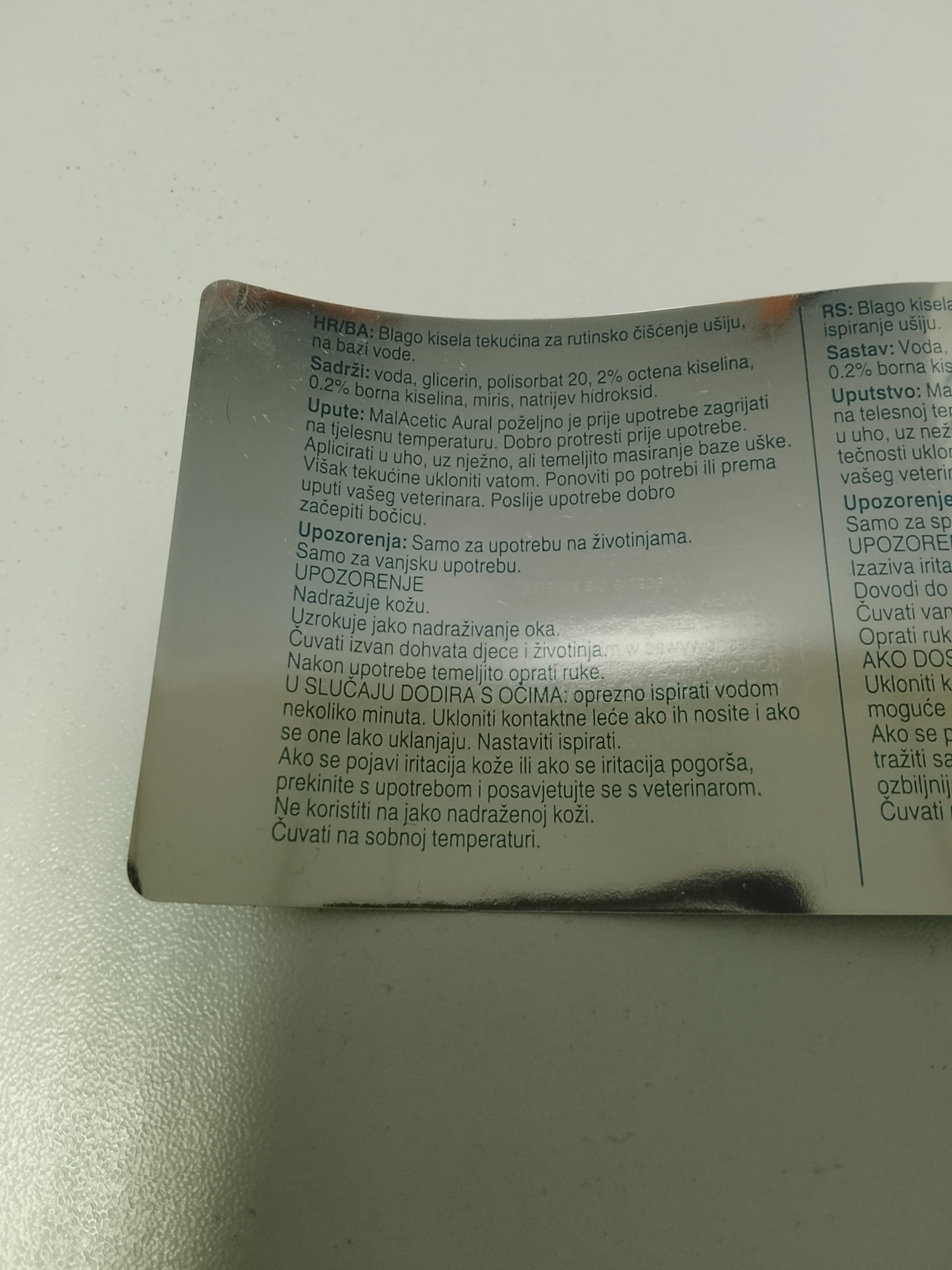 Dechra MalAceticAural, za pse i mačke, tekućina za ispiranje ušiju, 118ml - Slika 3