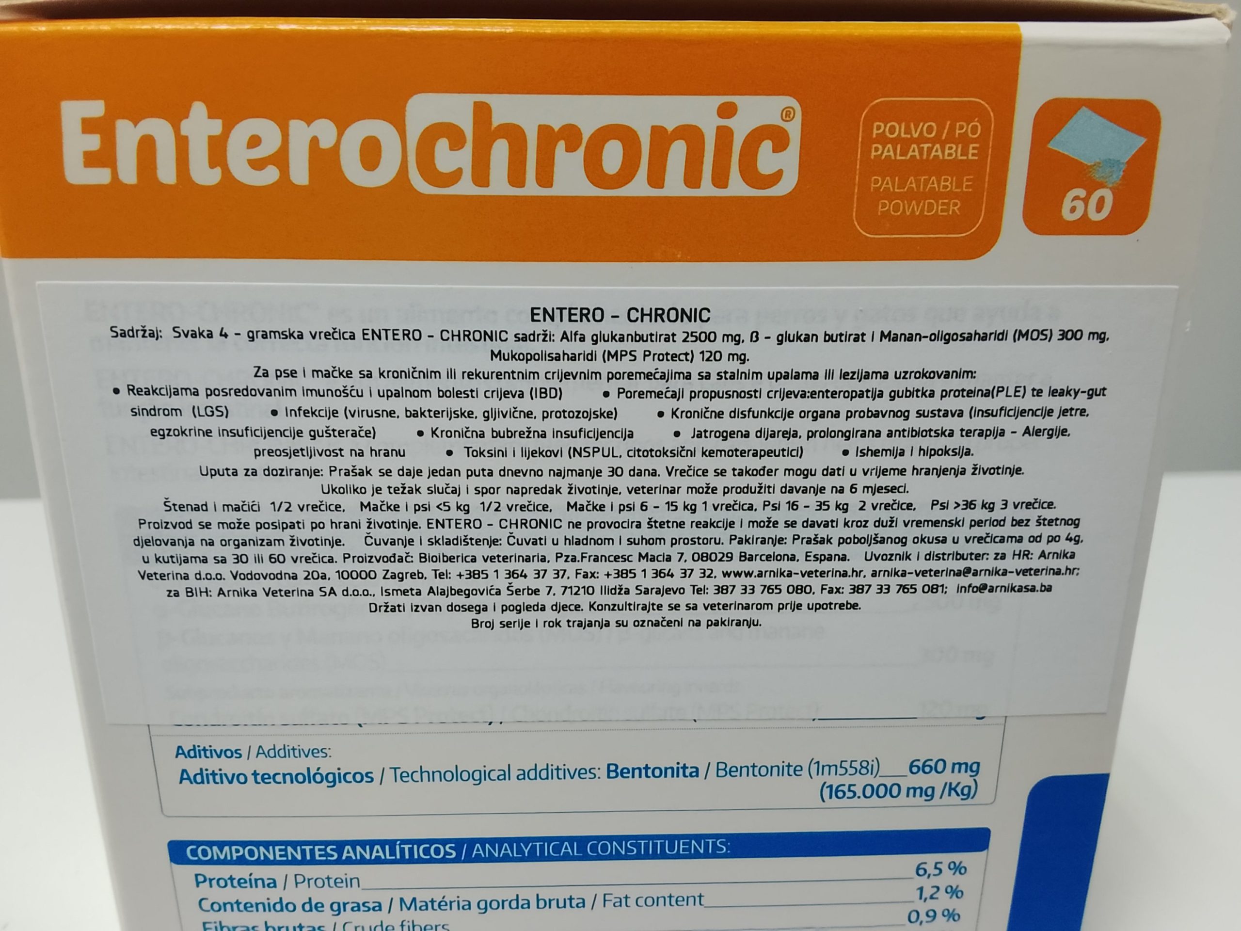 Entero-Chronic Bioiberica probiotski prah 60x4 grama - Slika 2