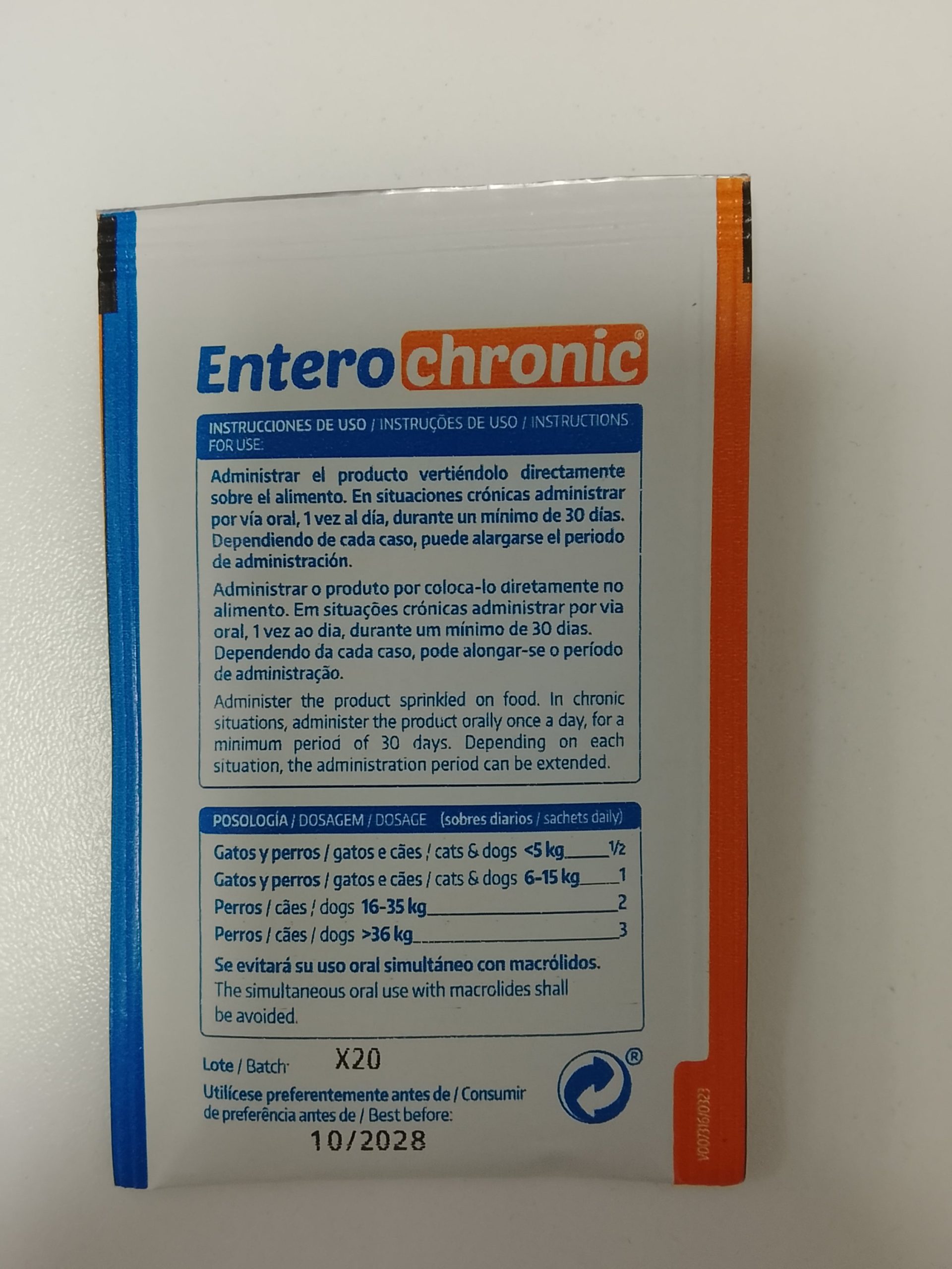 Entero-Chronic Bioiberica probiotski prah 60x4 grama - Slika 4