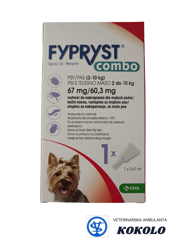 Fypryst Combo ampula za pse 2-10 kg