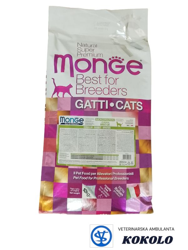 Monge Adult Cat zečetina 10 kg