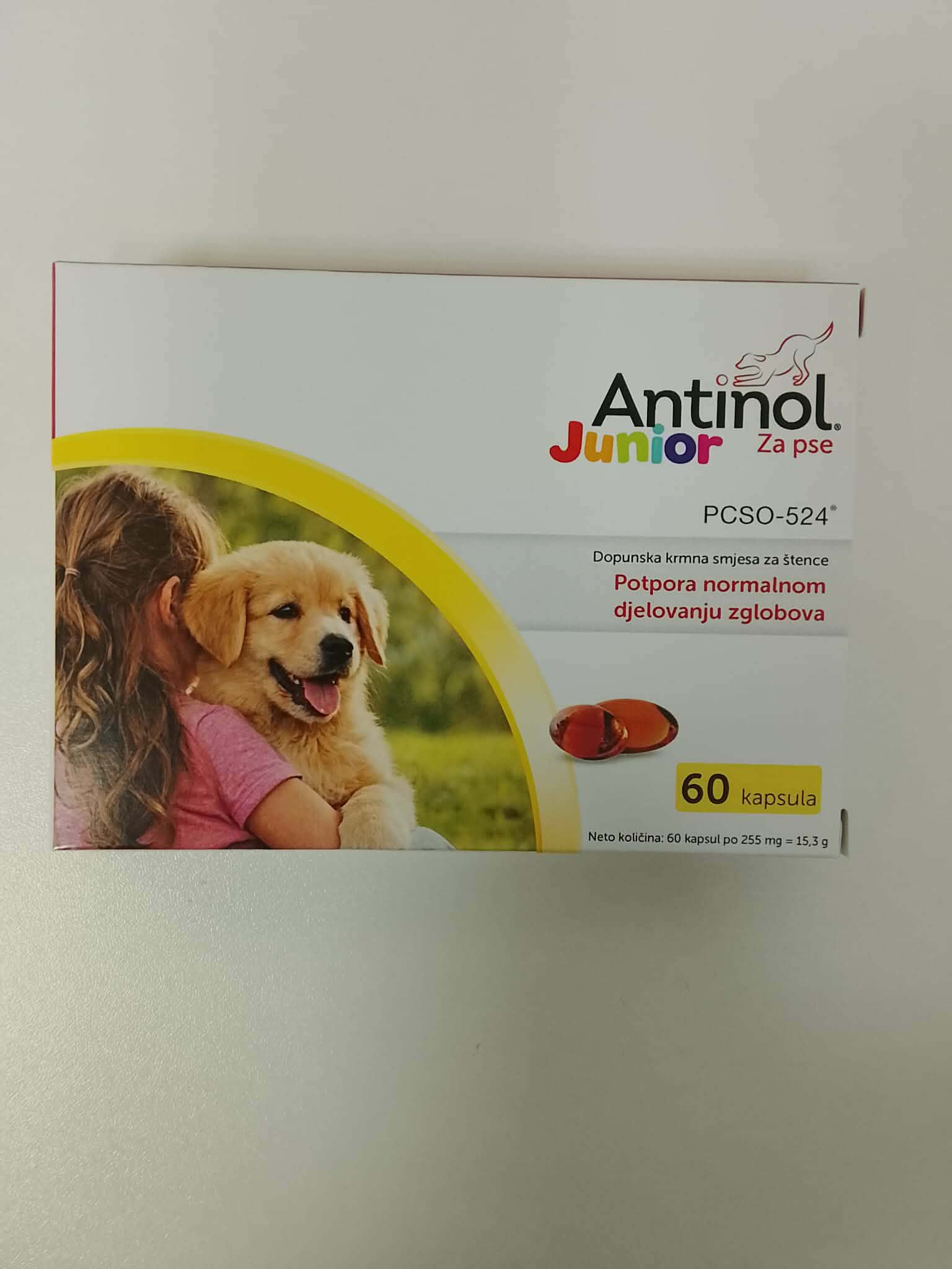 Antinol junior, 60 kapsula – dopunska hrana za štence