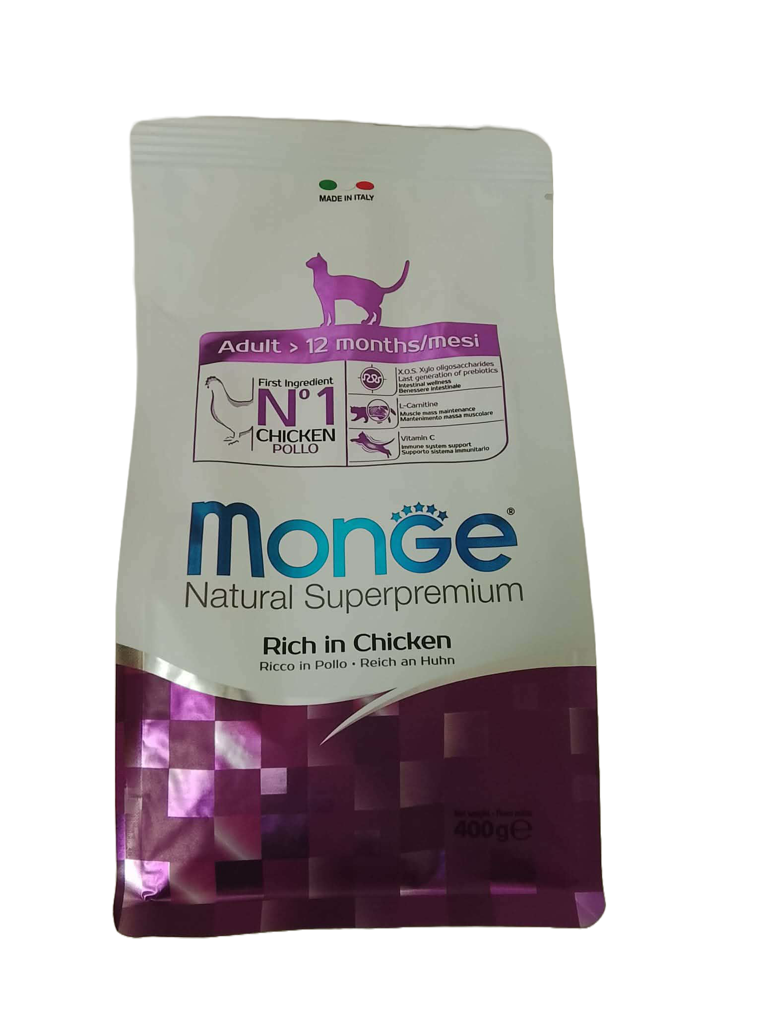 Monge Adult Cat piletina 400 grama
